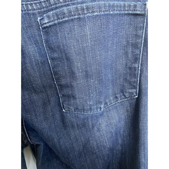 Citizens of Humanity Womens Jeans Sz 31 Hutton 254 Wide Leg‎ High Rise Dark Blue - Picture 3 of 10